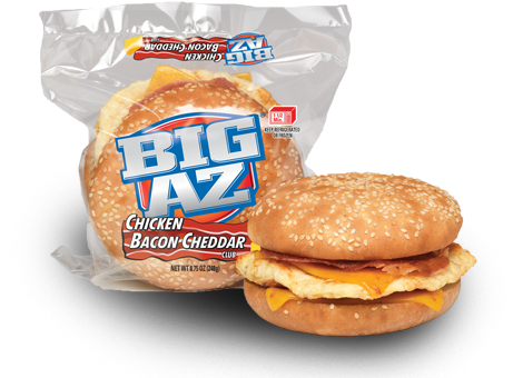 Big Az Chicken Bacon Cheddar Club - Pierre Big Az Cheeseburger (576x376), Png Download