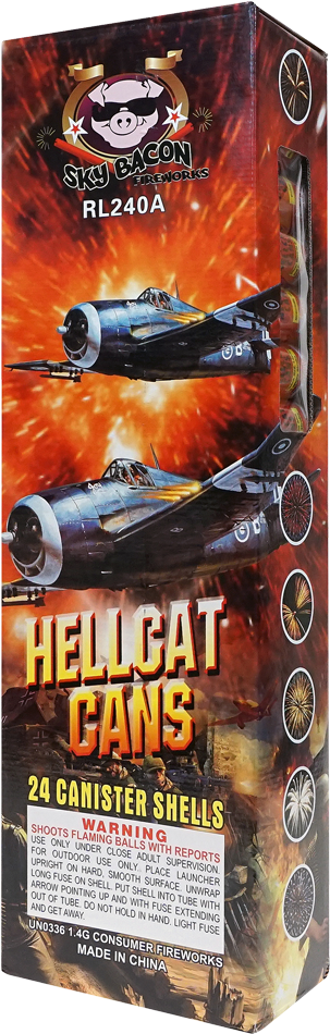 Hellcat Cans Fireworks (1000x1000), Png Download
