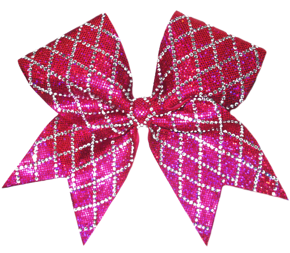 Pink Diamond Cheer Bow - Cheerleading (986x839), Png Download