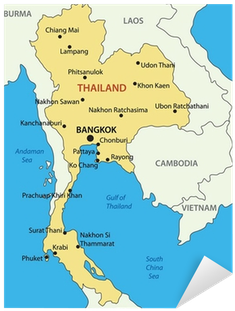 Thailand Kaart (400x400), Png Download