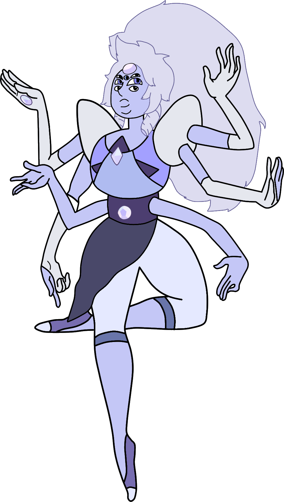 Blue Lace Updade - Cartoon (971x1713), Png Download