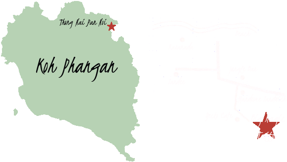 Location Big Magic Tattoo Koh Phangan Thailand - Ko Pha-ngan (600x347), Png Download