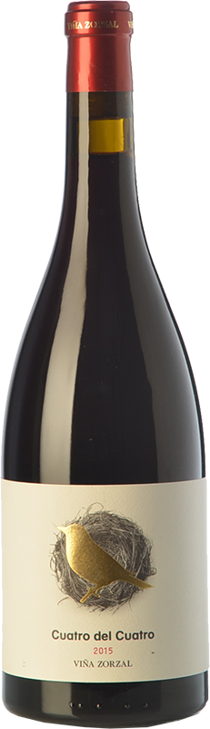 Viña Zorzal Cuatro Del Cuatro 2015 (231x800), Png Download
