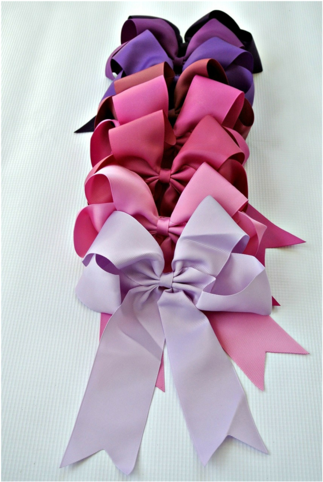 6 Inch Ponytail Hair Bow - Hair (1024x1024), Png Download