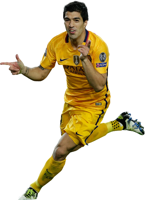Luis Suarez - Luis Suarez Render 2015 (466x640), Png Download