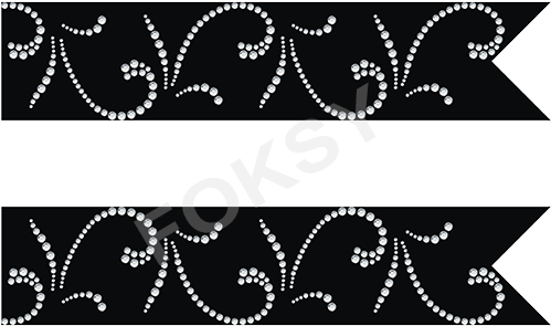 Personalized Buds Design Cheer Bow Heat Press Rhinestone - Illustration (546x546), Png Download