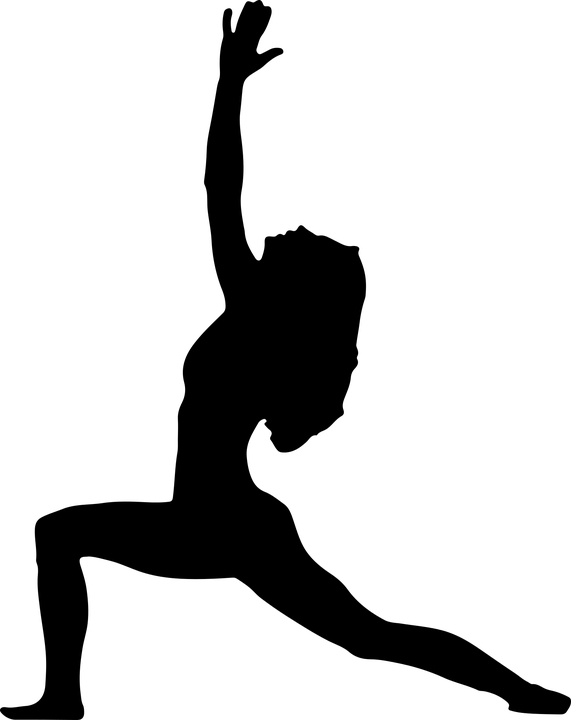 Clipart Of Yoga Poses (571x720), Png Download