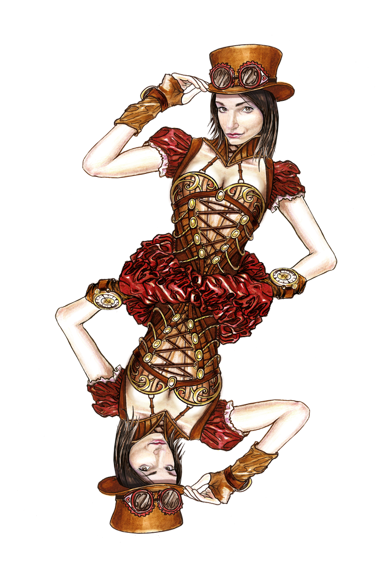 The Queen Of Hearts, The Madame - Illustration (800x1124), Png Download