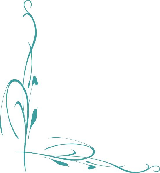 Jade - Green Vine Border (552x596), Png Download