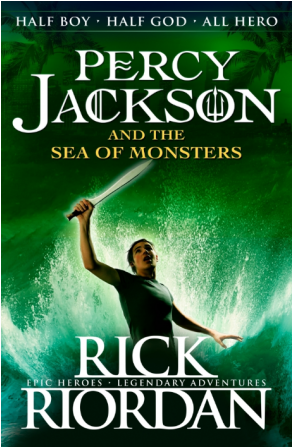 Diavazo Greek Books - Percy Jackson And The Sea Of Monsters Book (350x446), Png Download