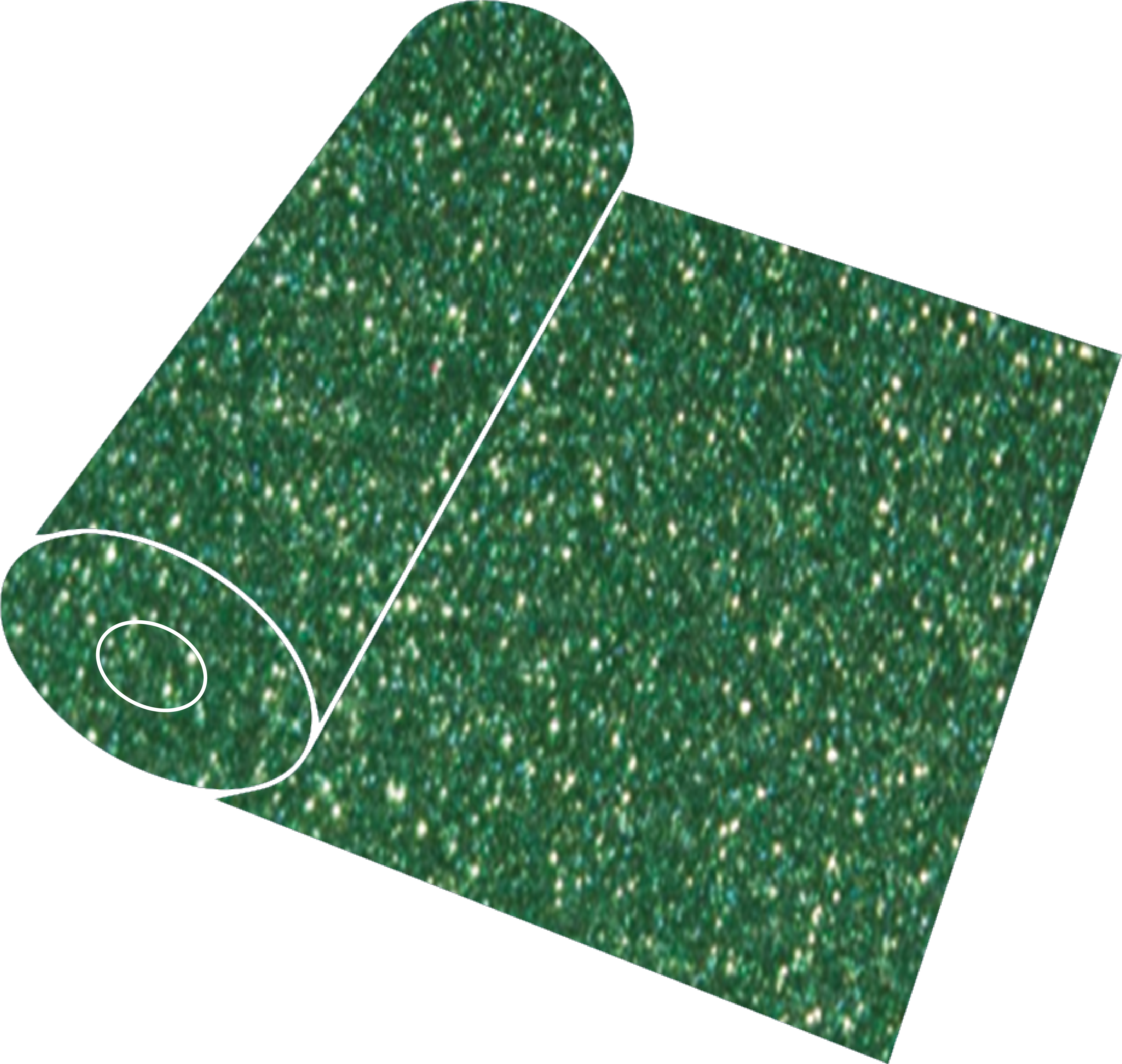 20" Jade Glitter Roll - Southeastern Craft Supply (3864x3684), Png Download