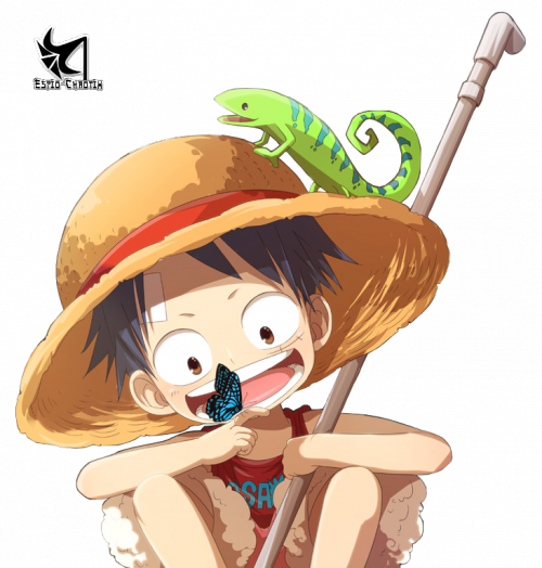 Luffy Fond D'écran Titled ****luffy** - Monkey D Luffy Rende (500x524), Png Download