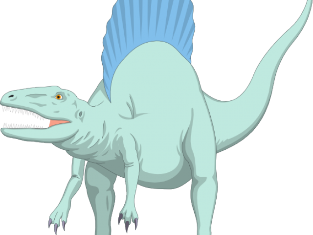 Spinosaurus Clipart Dinosaur Roar - Dinosaur Dorsal Fin (640x480), Png Download
