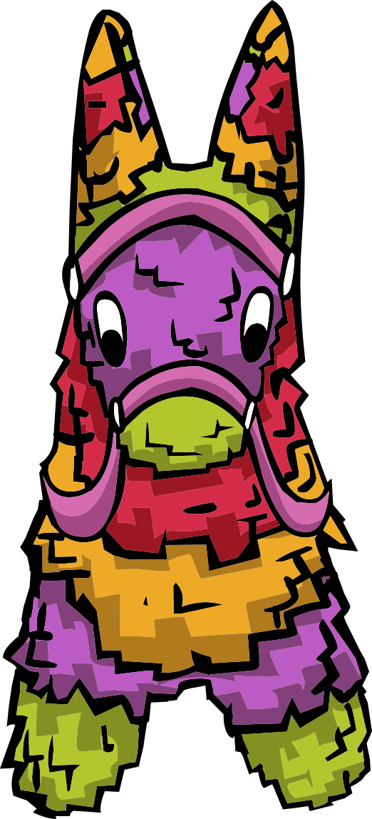 Pinata Sprite 002 (522x1148), Png Download