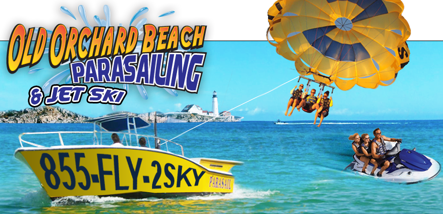 Parasailing Jet Ski (874x422), Png Download