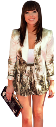 Carly Rae Jepsen On 'call Me Maybe' Karaoke And Her - Girl (330x412), Png Download
