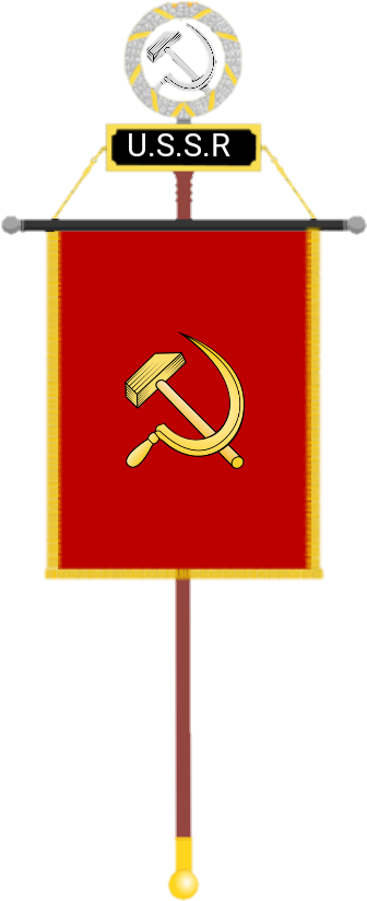 The Soviet Union Flag In Vexilliod Style - Traffic Sign (475x844), Png Download