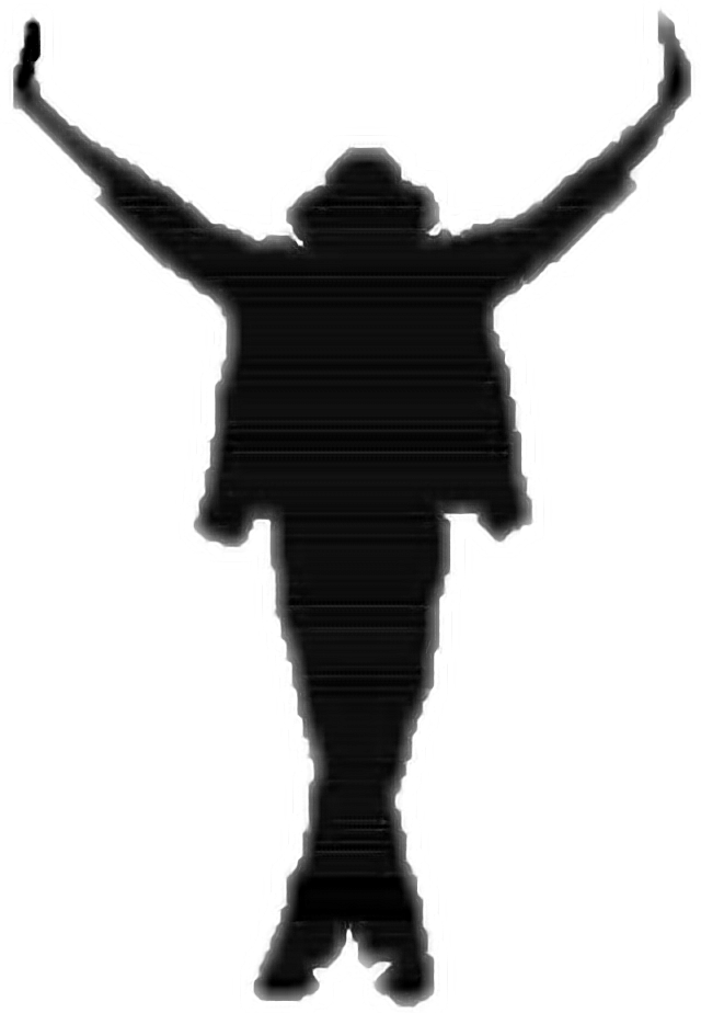 Report Abuse - Michael Jackson Silhouette (640x924), Png Download