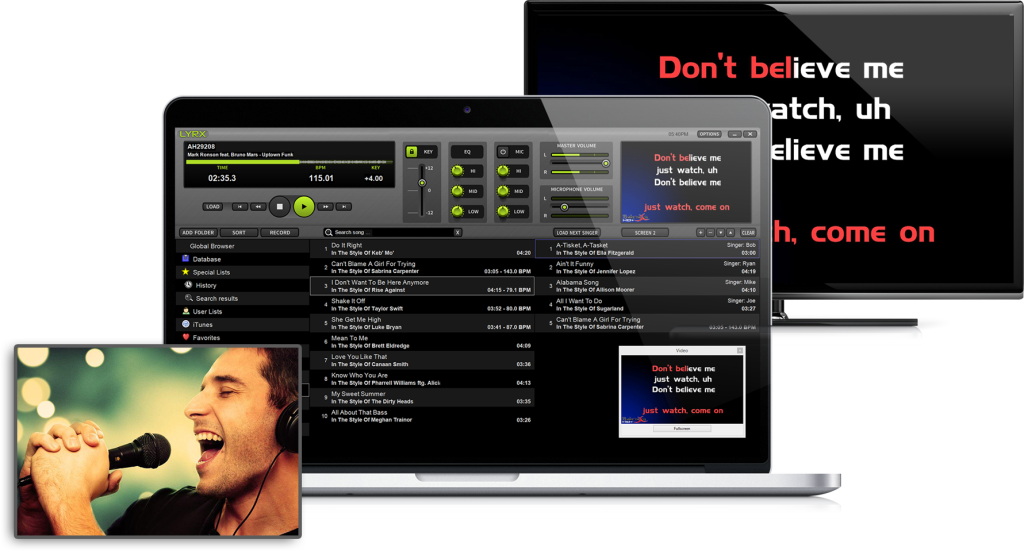 Digital 1 Audio Launches Lyrx, Karaoke Software Designed - Make Karaoke With Macbook (1024x551), Png Download