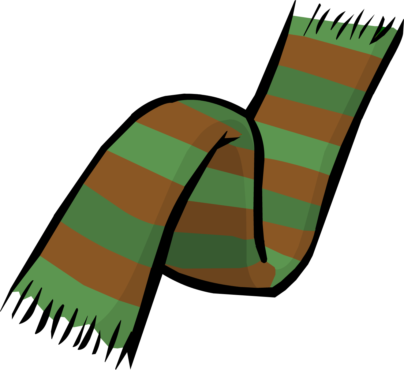 Camping Scarf Icon - Scarf Clipart (1320x1209), Png Download