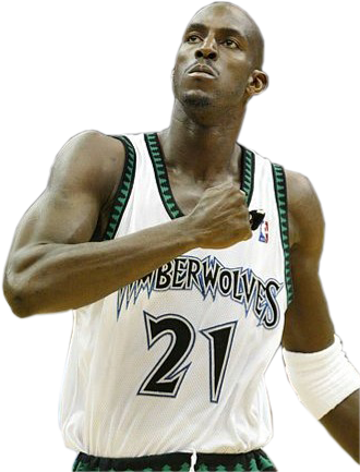 Kevin Garnett Nets Png For Kids - Kevin Garnett White Background (330x433), Png Download