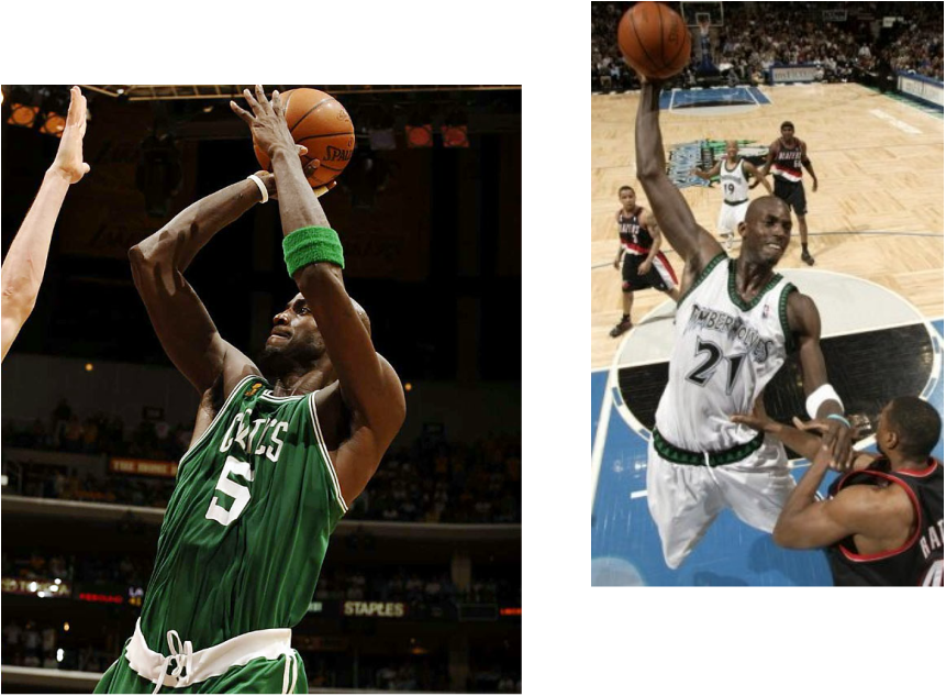 Kevin Garnett - Block Basketball (861x633), Png Download