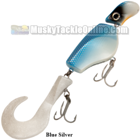 Headbanger Lures - Headbanger Tail Floating | Plug | Blue/silver | 23cm (450x450), Png Download