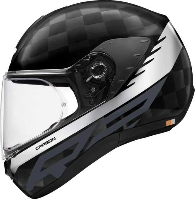 Bold Chrome - Schuberth R2 Carbon Gold (660x672), Png Download