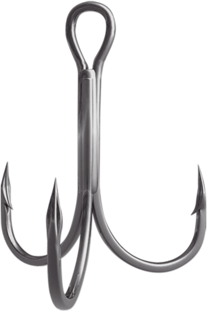 Fish Hook Png - Vmc Spark Point 1x Treble Hooks, Size 2 (2000x1430), Png Download