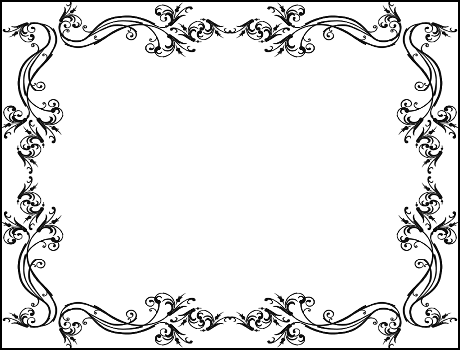 Wedding Border - Wedding Borders And Frames (921x702), Png Download