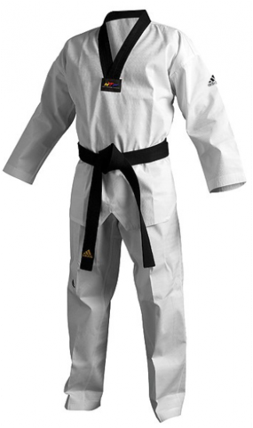 Adidas Champion Ii Tkd Uniform, Black Vneck - Taekwondo Dress Price In Delhi (480x480), Png Download