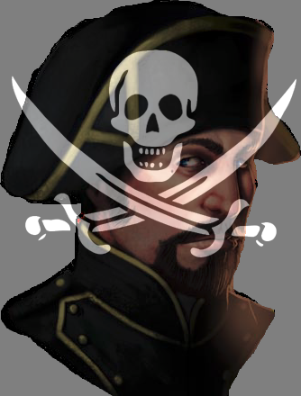 Please Upgrade Your Browser Or Install Chrome Or Firefox - Pirate Flag (334x440), Png Download