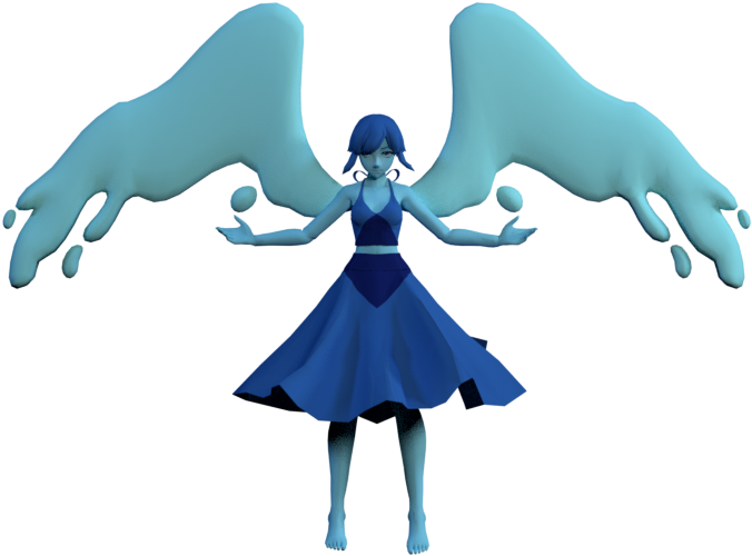 Fanarthere Is A Lil Render Of Lapis Lazuli - Lapis Lazuli Steven Universe Render (960x540), Png Download