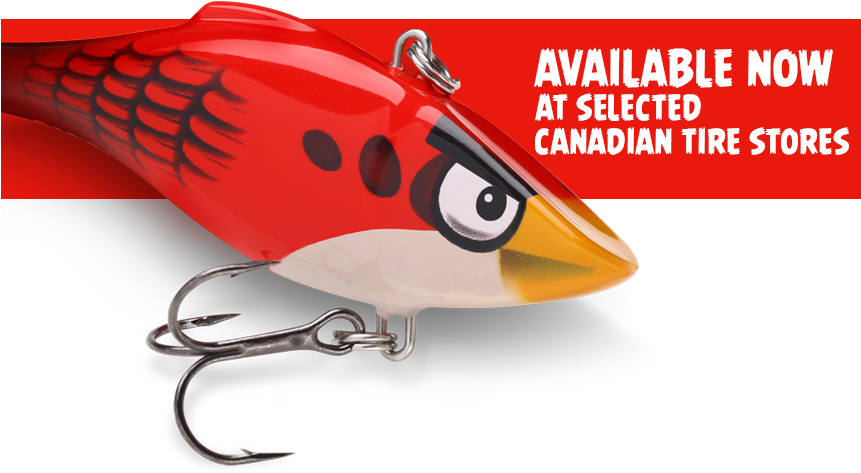 Angry Birds Products - Angry Birds Fishing Lures (860x500), Png Download