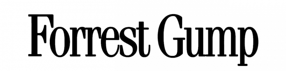 Forrest Gump (1000x250), Png Download