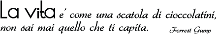 La Vita È Come Una Scatola Di Cioccolatini Forrest (438x338), Png Download
