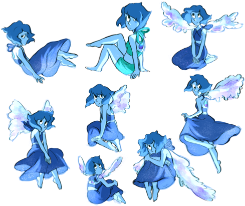 Fusion, Gem, And Su Image - Sticker Steven Universe Lapis (500x434), Png Download