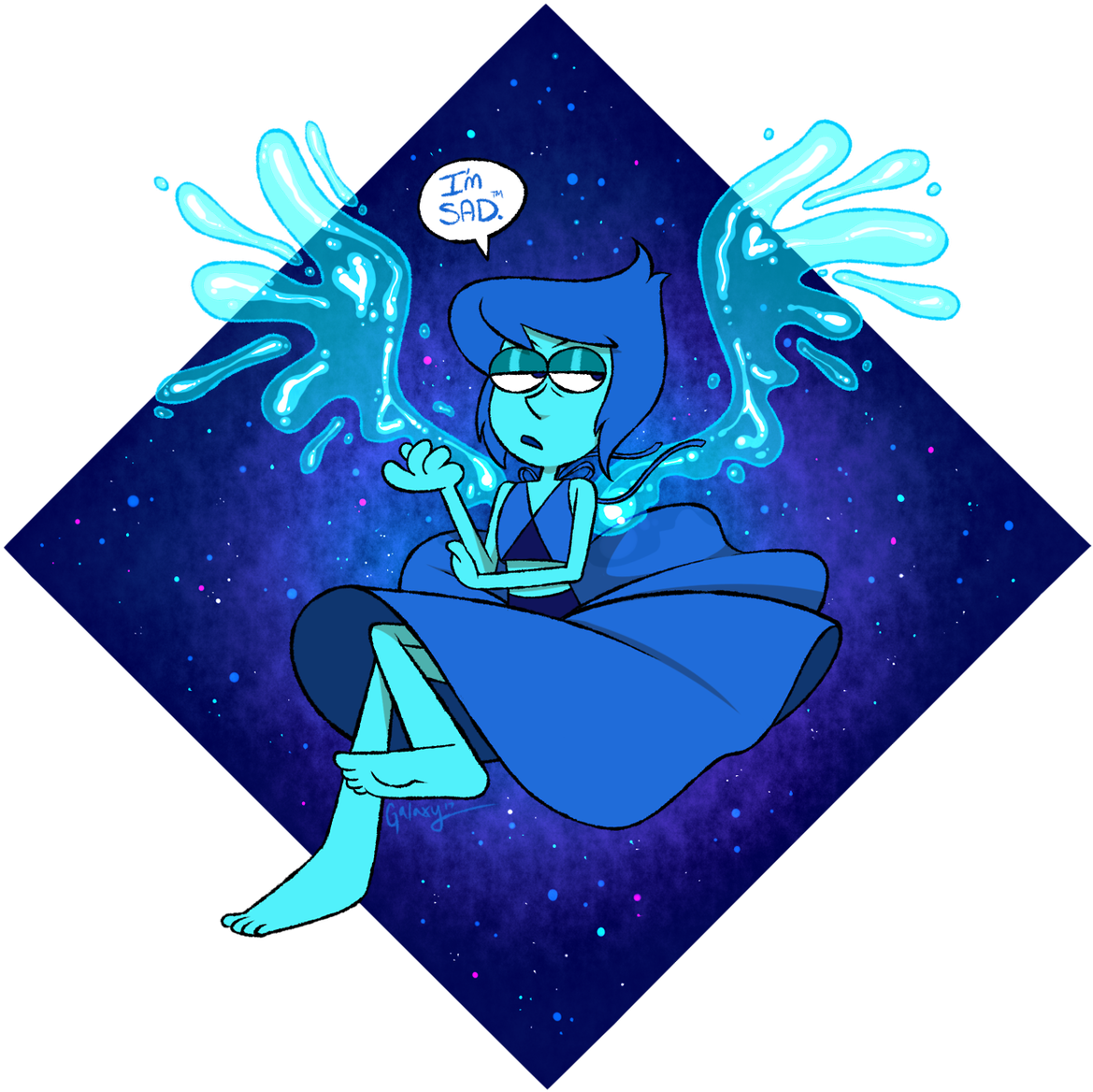 "lapis Lazuli From - Steven Universe (1199x1200), Png Download