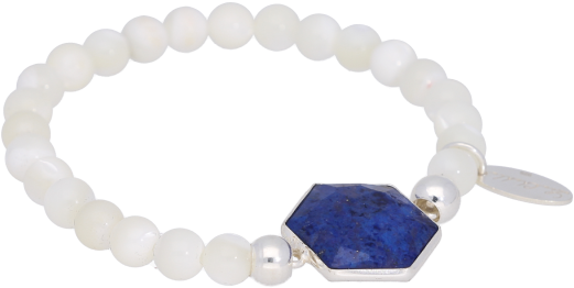 Moonstone Lapis Lazuli Bracelet - Bracelet (700x700), Png Download