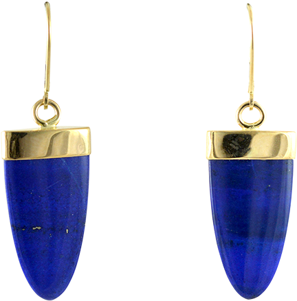 Earrings - 14k/lapis Lazuli (640x640), Png Download