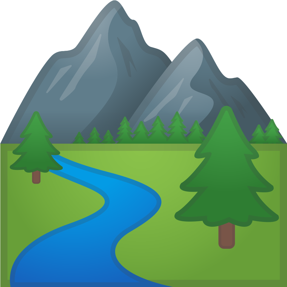 National Park Icon - National Park Emoji (1024x1024), Png Download
