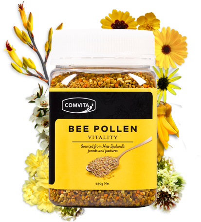 Comvita Bee Pollen Granules Size 250g (420x480), Png Download