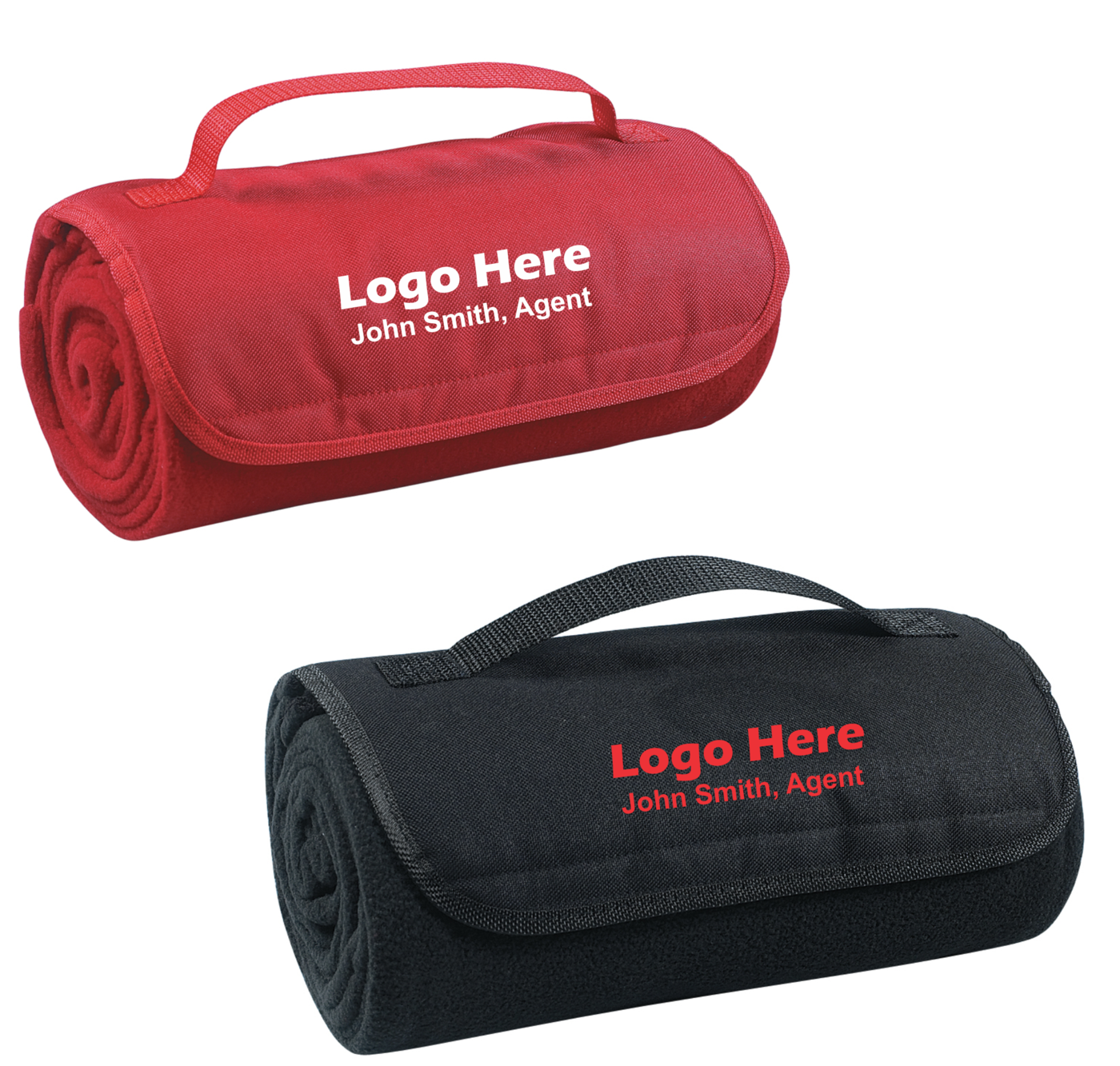 Roll-up Blanket - Wordans Promo Roll-up Blanket 7025 Black (1400x1333), Png Download