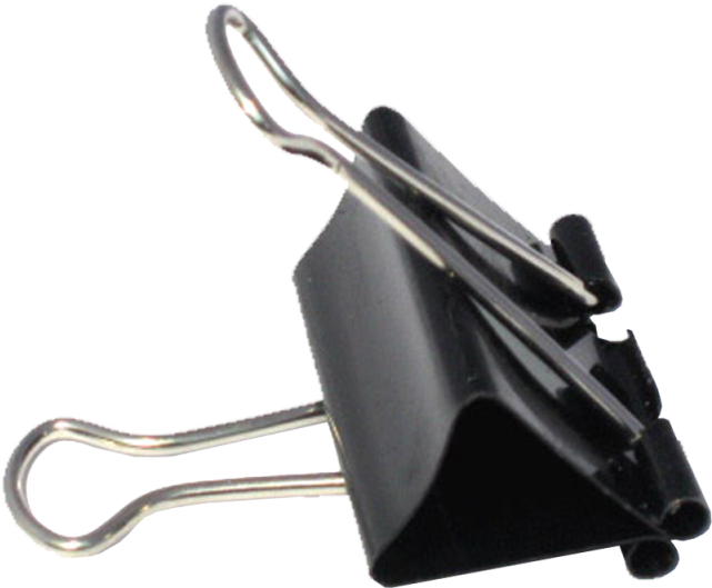4x 25mm Binder Clips - Names Of Paper Clips (800x800), Png Download