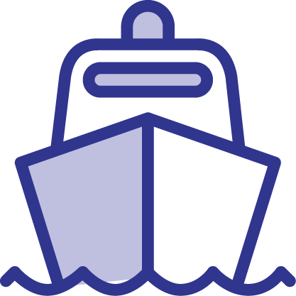 Ship Icon - Vector Graphics (417x417), Png Download