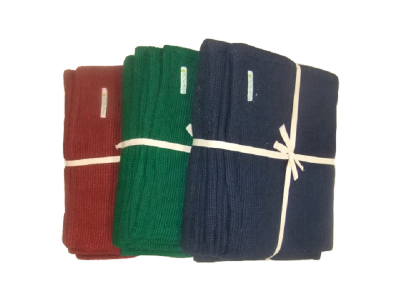 Thick Organic Cotton Blanket - Green Cotton Blanket (400x400), Png Download