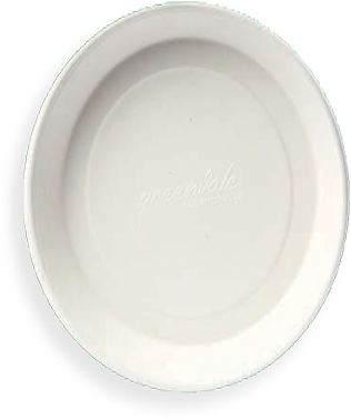 12" Plain Round Plate - Mars (375x390), Png Download