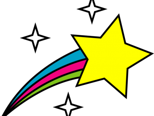 Shooting Star Vector Free Download - Transparent Transparent Background Shooting Star Clip (640x480), Png Download