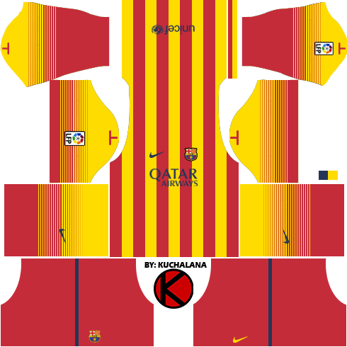 Dls 16 Kits Barcelona (490x490), Png Download