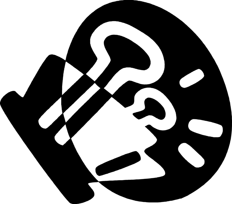 Vector Illustration Of Strong Metal Bulldog Binder (794x700), Png Download